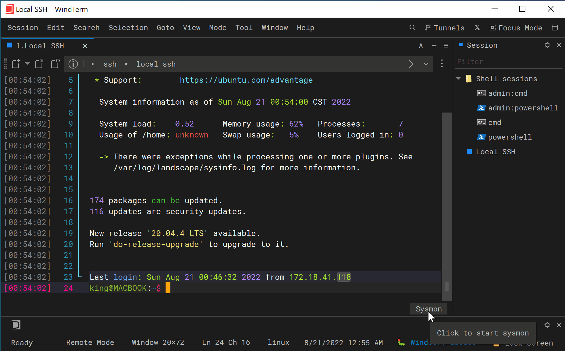 WindTerm Sysmon WindTerm And WindEdit